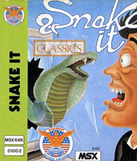 Carátula del juego Snake It (MSX)