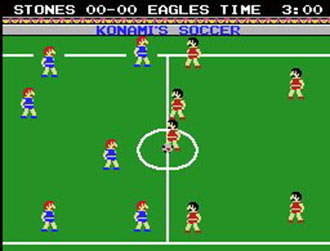 Pantallazo del juego online Konami's Soccer (MSX)