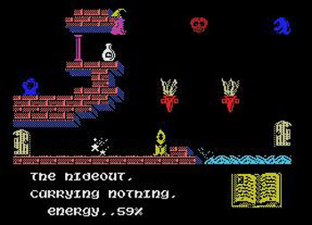 Pantallazo del juego online Sorcery (MSX)