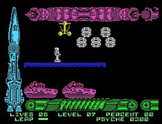 Pantallazo del juego online Soul of a Robot (MSX)