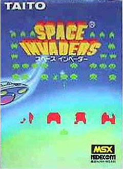 Carátula del juego Space Invaders (MSX)