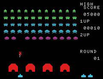 Pantallazo del juego online Space Invaders (MSX)