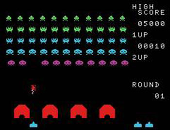 Pantallazo del juego online Space Invaders (MSX)