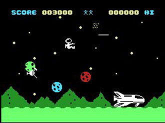 Pantallazo del juego online Space Walk (MSX)