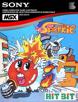 Carátula del juego Sparkie (MSX)