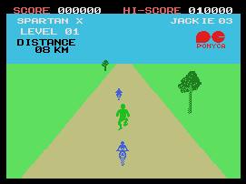 Pantallazo del juego online Spartan X (MSX)