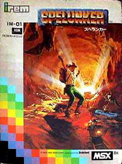 Carátula del juego Spelunker (MSX)