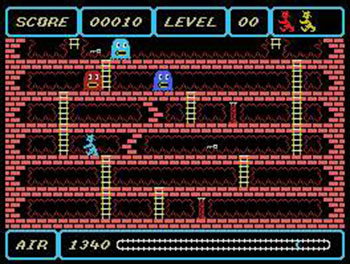 Pantallazo del juego online Spooks and Ladders (MSX)