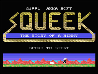 Carátula del juego Squeek (MSX)