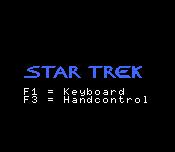 Carátula del juego Star Trek (MSX)