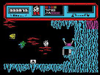 Pantallazo del juego online Starquake (MSX)