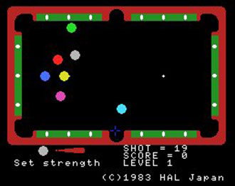 Pantallazo del juego online Super Billiards (MSX)