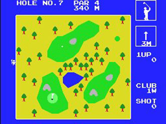 Pantallazo del juego online Super Golf (MSX)