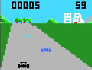 Pantallazo del juego online Super Racer (MSX)