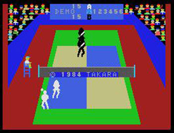 Pantallazo del juego online Super Tennis (MSX)