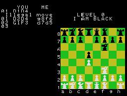 Pantallazo del juego online Superchess (MSX)