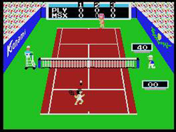 Pantallazo del juego online Tennis (MSX)
