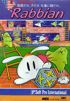 Juego online Tensai Rabbian (MSX)