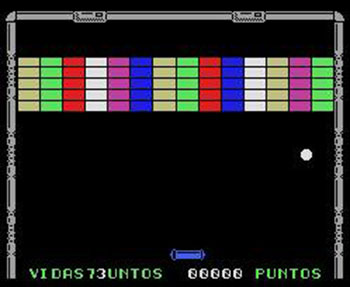 Pantallazo del juego online Brick Breaker (MSX)