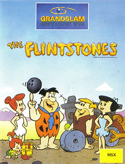 Carátula del juego The Flintstones (MSX)