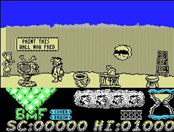 Pantallazo del juego online The Flintstones (MSX)