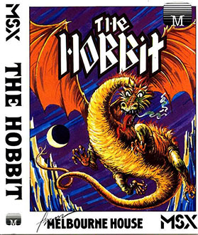 Carátula del juego The Hobbit (MSX)