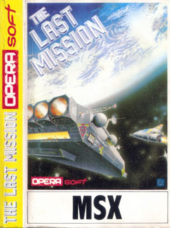 Carátula del juego The Last Mission (MSX)