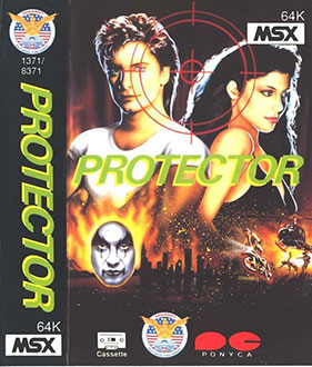 Carátula del juego The Protector (MSX)
