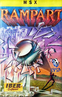 Carátula del juego The Rampart (MSX)