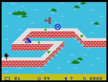 Pantallazo del juego online The Wall (MSX)