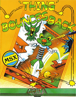 Juego online Thing Bounces Back (MSX) Juego online Thing Bounces Back (MSX)