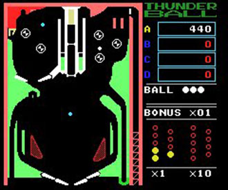 Pantallazo del juego online Thunder Ball (MSX)