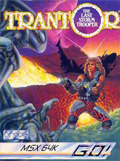 Carátula del juego Trantor (MSX)