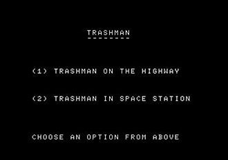 Carátula del juego Trashman (MSX)