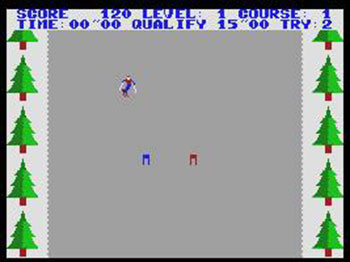 Pantallazo del juego online Trial Ski (MSX)