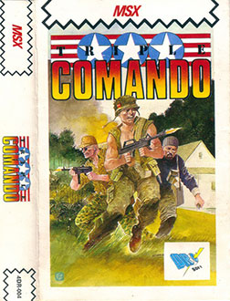 Carátula del juego Triple Comando (MSX)