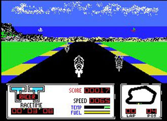 Pantallazo del juego online TT Racer (MSX)