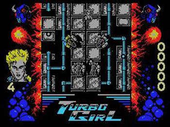 Pantallazo del juego online Turbo Girl (MSX)