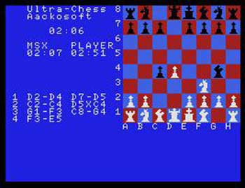 Pantallazo del juego online Ultra Chess (MSX)