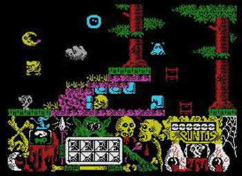 Pantallazo del juego online Underground (MSX)