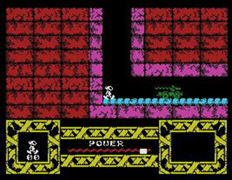 Pantallazo del juego online Phantomas 2 (Vampire) (MSX)