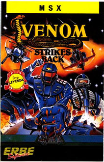 Carátula del juego Venom Strikes Back (MSX)