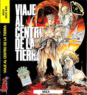 Carátula del juego Viaje al Centro de la Tierra (MSX)