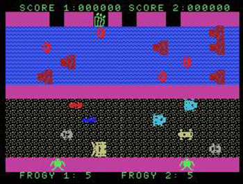 Pantallazo del juego online Les Voitures dans Autoroute (MSX)