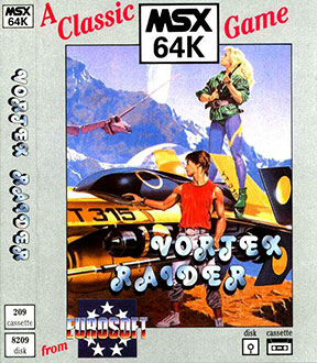 Carátula del juego Vortex Raider (MSX)