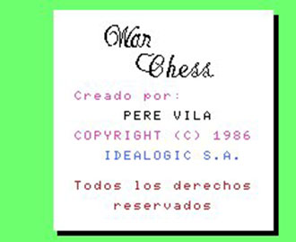 Juego online War Chess (MSX) Juego online War Chess (MSX)