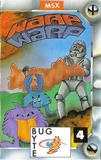 Carátula del juego Warp Warp (MSX)