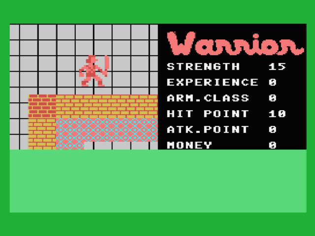 Pantallazo del juego online Warrior (MSX)