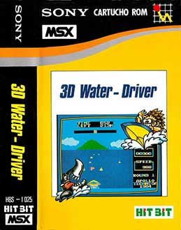 Carátula del juego 3D Water Driver (MSX)