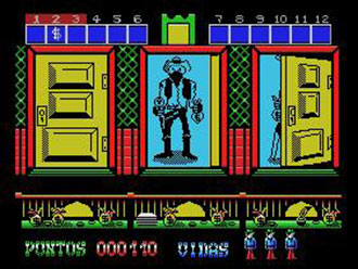 Pantallazo del juego online West Bank (MSX)